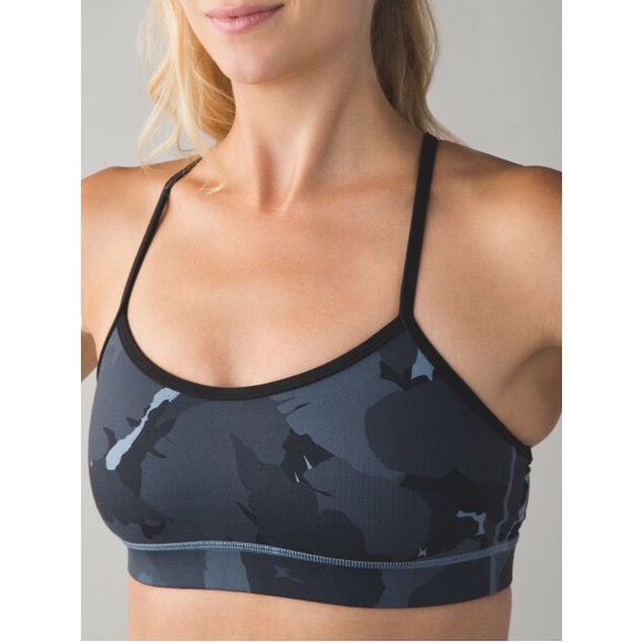 lululemon athletica Other - Lululemon Flow Y Bra IV Palm Party Blue